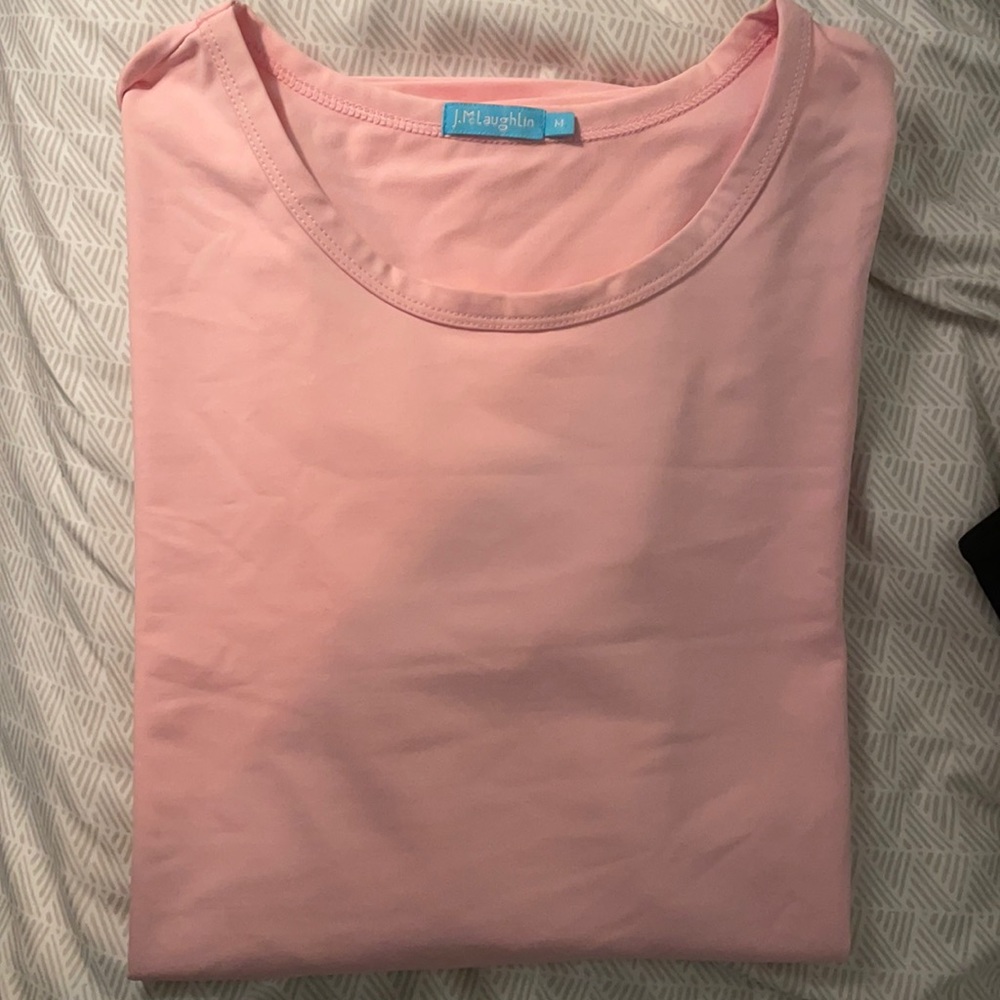 J. McLaughlin pink tee size:Medium
